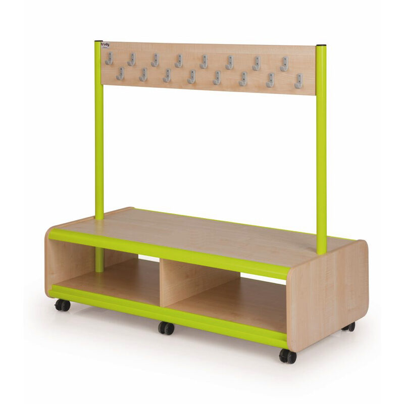 Mobile double sided bench 32 hooks