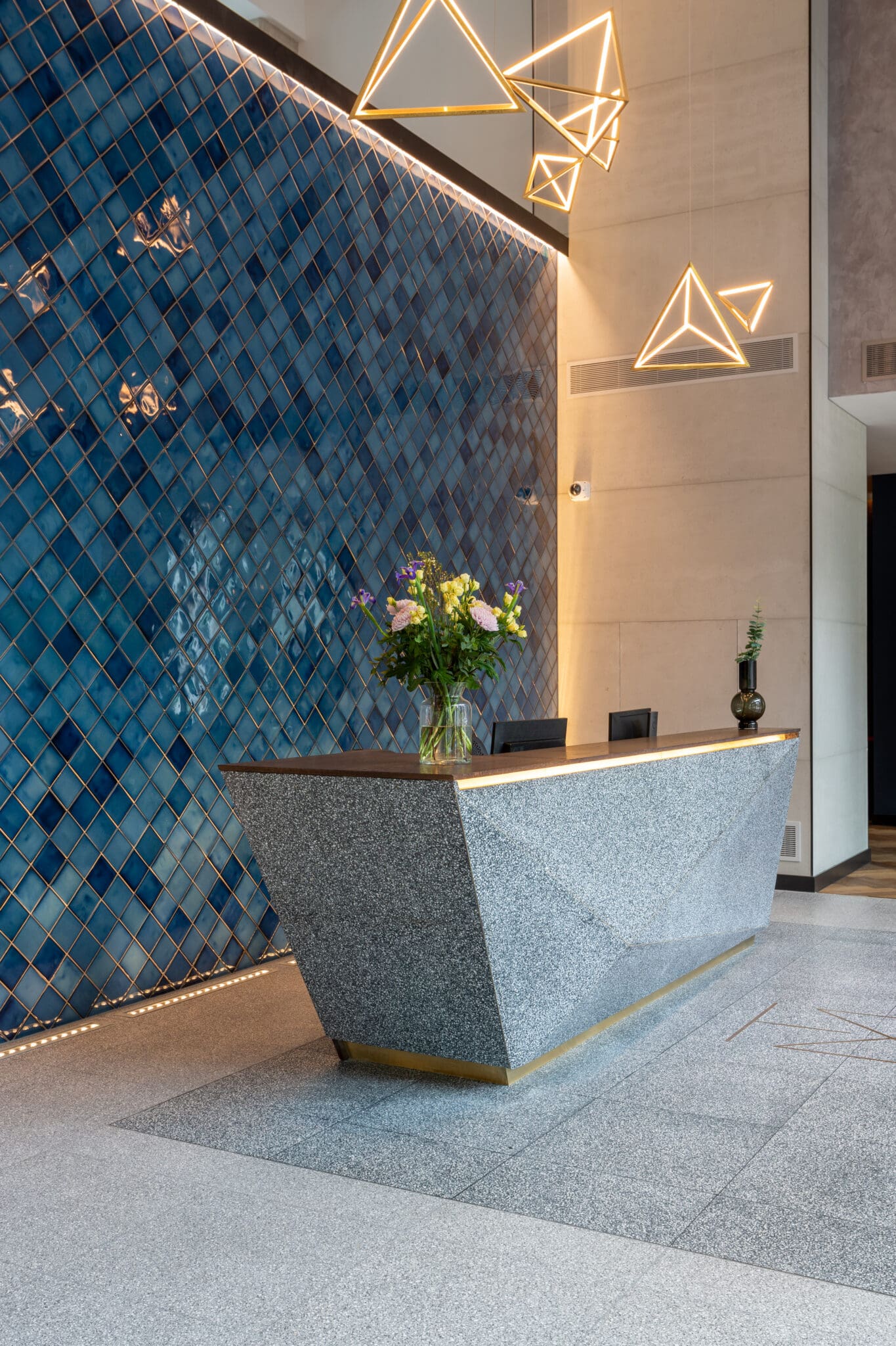 FF&E bespoke reception desk